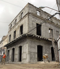 El Billarista, uno de los edificios más antiguos de Santa Clara, en proceso de restauración capital.