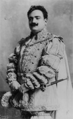 El mítico tenor italiano Enrico Caruso. 