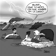 Caricatura de humor erótico publicada en el Melaíto digital.