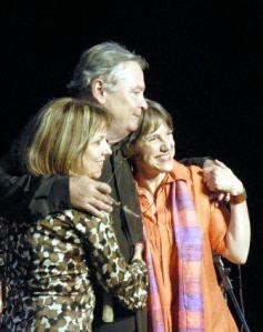 Liuba María Hevia, José María Vitier y Cecilia Todd, en Santa Clara.