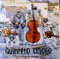 La trova de siempre, portada del disco del Quinteto Criollo.